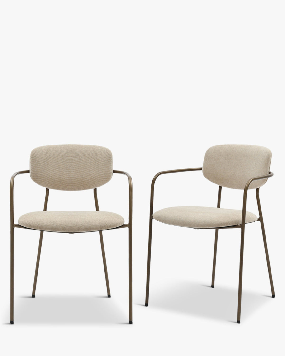 Aya — Lot de 2 chaises empilables - 1